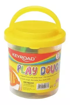 Pote Kit Masa para modelar x 5 colores + molde