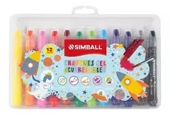 Crayones Gel Simball acuarelables x 12