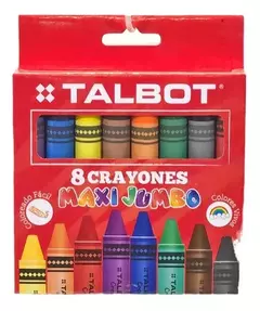 Crayones Talbot maxi jumbo x 8 unidades