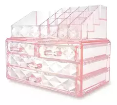 Organizador de escritorio Crafter cristal rosa - comprar online