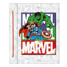 Carpeta Escolar Mooving N°3 c/cordon - MARVEL
