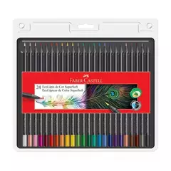 Lapiz Color Faber Castell Super Soft x24 u. largos