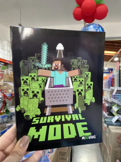 CUADERNO MOOVING T. FLEX X 48 HJS. RAYADO Minecraft - comprar online