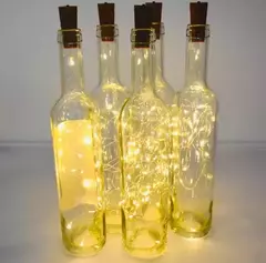 LUCES LED CON CORCHO 5mts