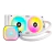 Water Cooler Corsair H100I 240mm Branco RGB - 6506