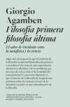 Filosofia primera filosofia última