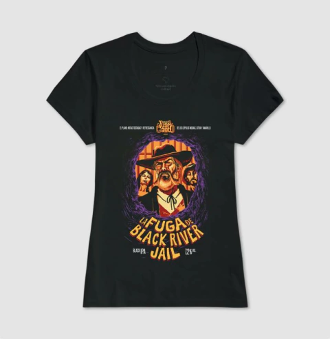 Camiseta La Fuga de Black River Jail na internet