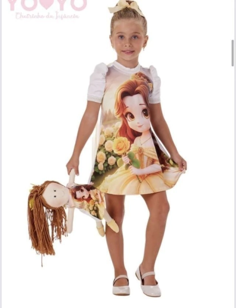 Vestido Princesas - Bela - comprar online