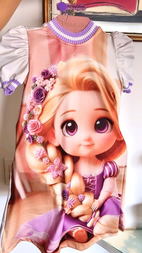 Vestido Princesas - rapunzel - comprar online