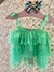 blusa verde em tule