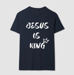 Camiseta Jesus is King Escura - comprar online