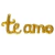 kit saco de Pétalas e Balão Te Amo Dourado - comprar online