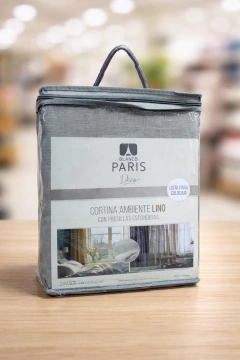 Cortina de Ambiente de Lino con Presilla Escondida 140 x 220 cm - 2 Paños - comprar online