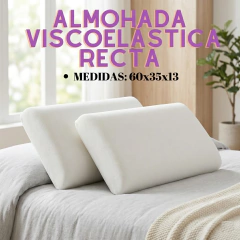 Promo 2 Almohadas Inteligentes Viscoelásticas Memory Foam 60x35