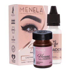 Henna Profissional para Sobrancelha + Fixador - Menela na internet