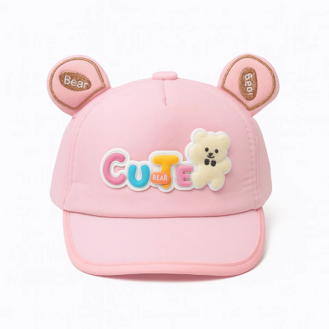 Gorra OSITOS rosa (6m a 3 años)