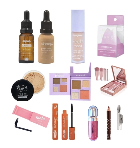 Kit Completo de Maquiagem Beauty Glow