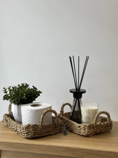 canastita de fibra rectangular