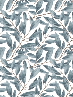 Mantel impermeable eucalito azul - comprar online
