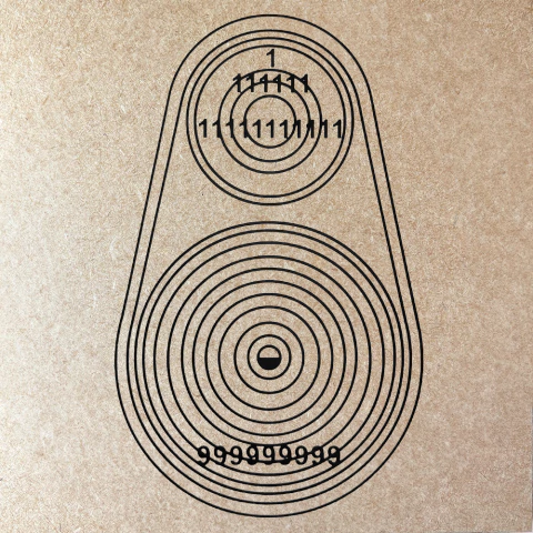 Gráfico Relax Sono em MDF Cru - 21cm x 21cm x 3mm - comprar online