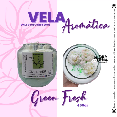 VELA AROMÁTICA GREEN FRESH