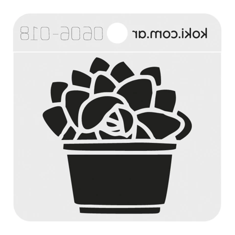 018 | Sello 6x6 - Suculenta (5 unidades)