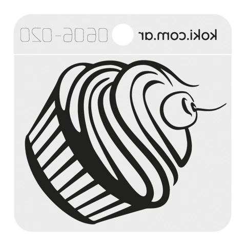 020 | Sello 6x6 - Cupcake (5 unidades)