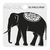 Sello Elefante 6x6cm