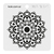 Sello Bajo Relieve - Mandala 8x8cm Bajo Relieve