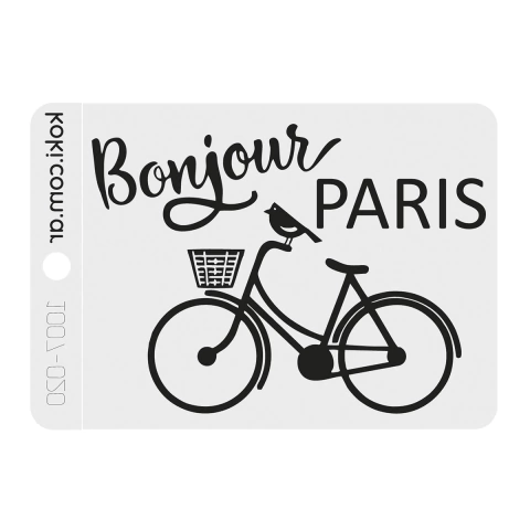 020 | Sello 10x7 - Bicicleta París (5 unidades)