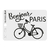 Sello Bicicleta Paris 10x7cm