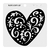 Sello Corazon 10x10cm