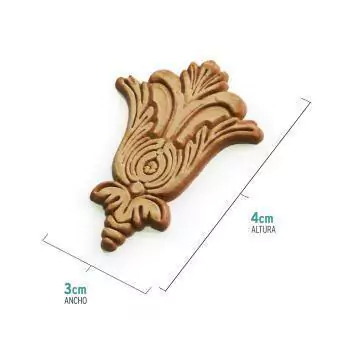 Aplique Decorativo 006 - 4x3cm