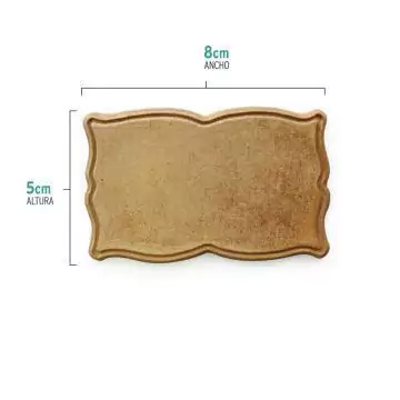 Aplique Decorativo 120 - 8x5cm