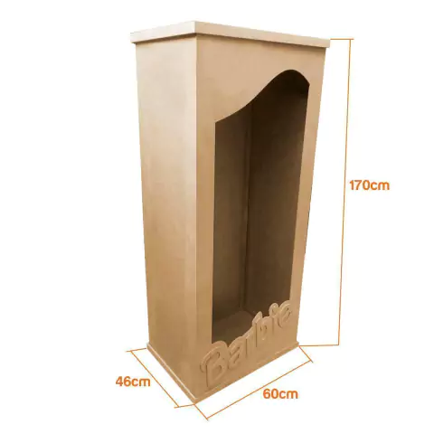 Caja Selfie Barbie Gigante 170x60