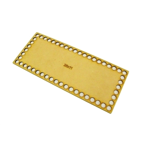 Base para Totora Rectangular 26x11cm