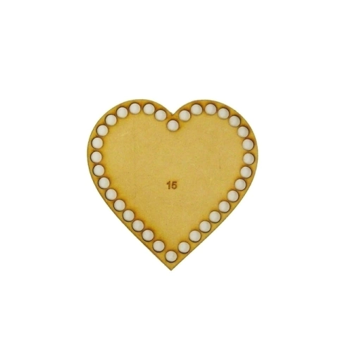 Base para Totora Corazón 15cm