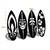 Tabla de Surf x4 unidades - FibroPlus Negro