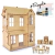 Casa De Muñecas con 30 Muebles + Pintura y Accesorios de Regalo!