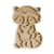 Mapache 3D Con profundidad Para luces LED
