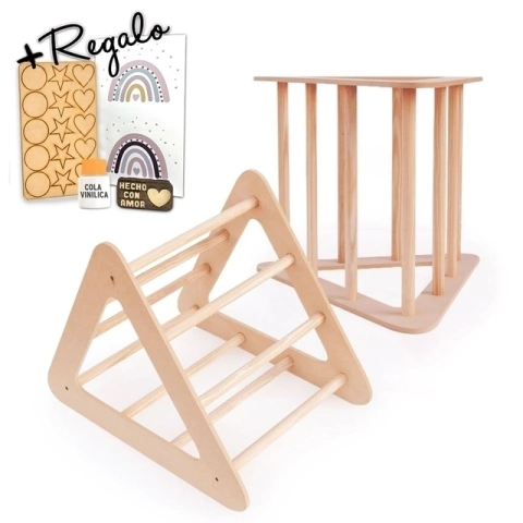 Triángulo Infantil Didáctico Montessori (para armar)