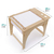Mesa Didáctica Pizarra Infantil Montessori + Rollo de Papel y Accesorios - comprar online