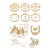 Lámina Papel Folex Dorado 3750013D
