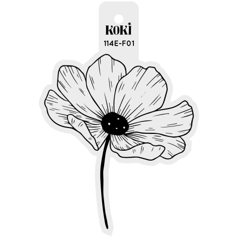 Sello Flores 01 10x12cm