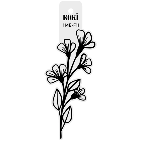 Sello Flores 11 10x5cm