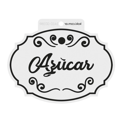 001 | Sello 14x10 Bajo Relieve - Azucar (5 unidades)