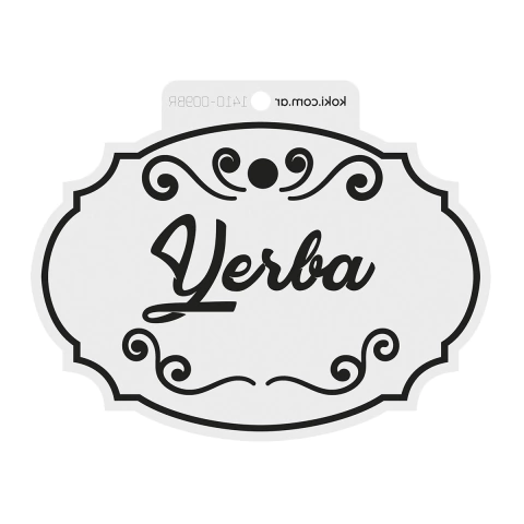 009 | Sello 14x10 Bajo Relieve - Yerba (5 unidades)