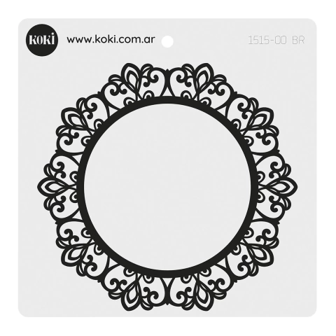 B005 | Sello 15x15 Bajo Relieve - Marco (5 unidades)