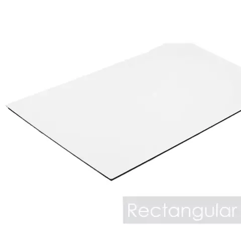 Base Rectangular FibroPlus Blanco x10 unidades - Medidas a Eleccion!