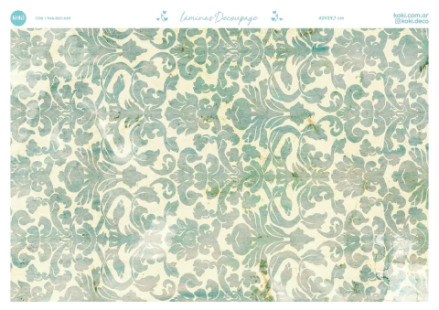 Lámina Decoupage 069 - Textura (5 unidades)